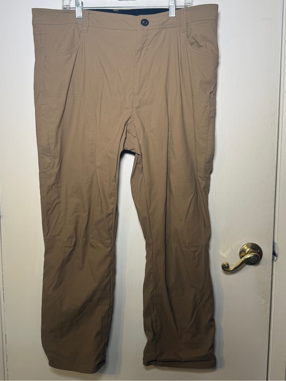 Orvis Men's Casual Stretch Outdoor Active Pants - Tan Lined 38x29